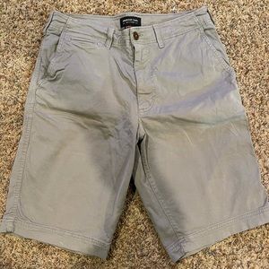 AMERICAN EAGLE Cargo Shorts Men 33 Gray Ext Flex